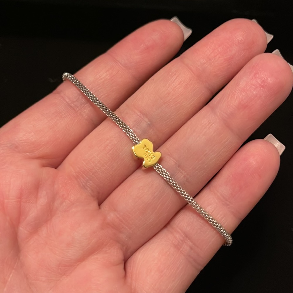 NWOT Tous mesh vermeil bracelet 🧿 - Picture 3 of 6